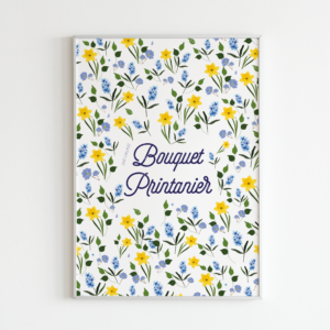Affiche "Bouquet printanier"